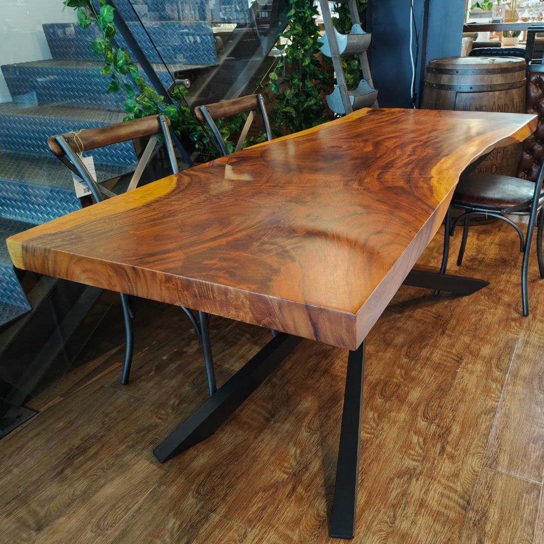 Rain Wood Art Table 2m image 2